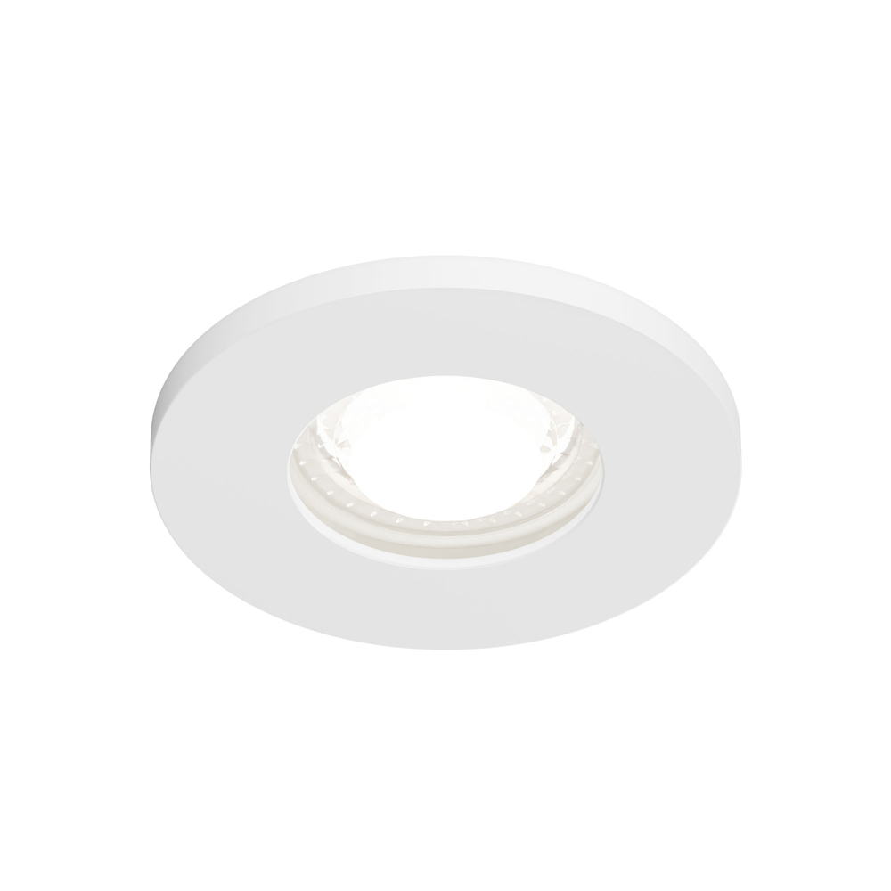 DK2036-WH Встраиваемый светильник влагозащ., IP 44, до 15 Вт, GU10, LED, белый, алюминий