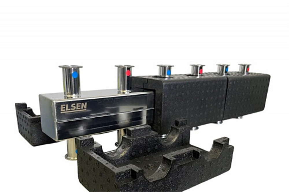 Коллектор ELSEN SMARTBOX 3.5 TwinSide до 5 контуров, DN 25