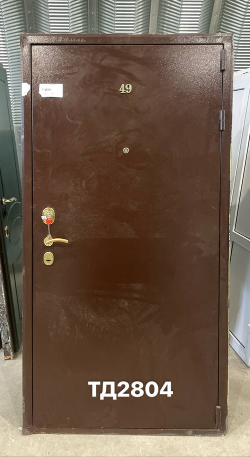 Дверь металлическая Б/У 206(в) х 103(ш) Входная