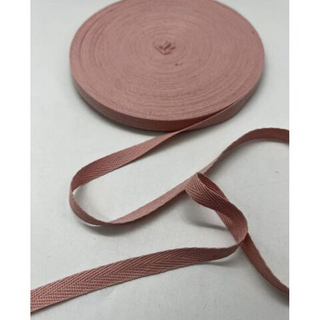 Киперная лента 100% 10мм цвет грязно-розовый 085
