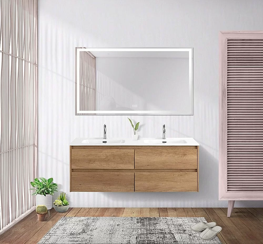 Тумба с раковиной BelBagno KRAFT 4C 120 натуральный дуб небраска