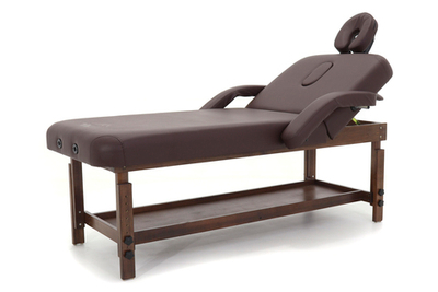 Массажный стол стационарный Med-Mos FIX-1A (SW2.31.10) мягкий, Коричневый