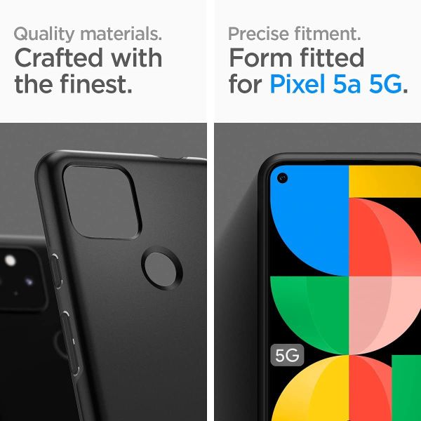 Чехол Spigen Thin Fit для Google Pixel 5a 5G (2021) - Black