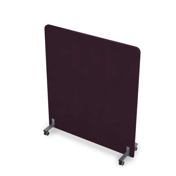 011.МП.1214 Акустическая мобильная перегородка на колесных опорах (1200*377*1400)