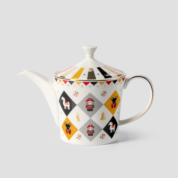 Чайник Farforite «Щелкунчик» 1200 мл без подарочной упаковки