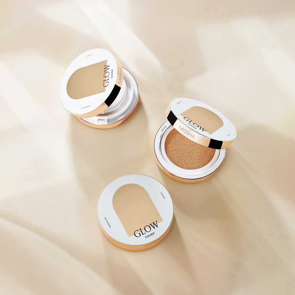 Missha, Glow Cushion, № 21, ваниль, 14 г (0,49 унции)