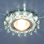 Точечный светильник Electrostandard 9120 зеленый/серебро