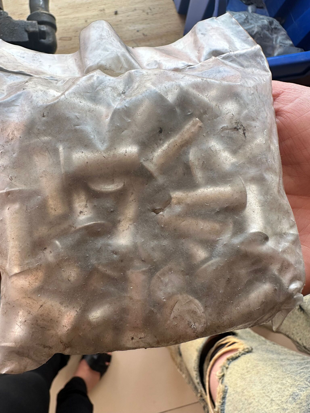 Заклепки алюминиевые для ремонта тормозных колодок автомобилей ЗИЛ, КрАЗ, ИКАРУС 8*28мм, 64шт