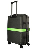 Чемодан 463 / С ремнем / Полипропилен