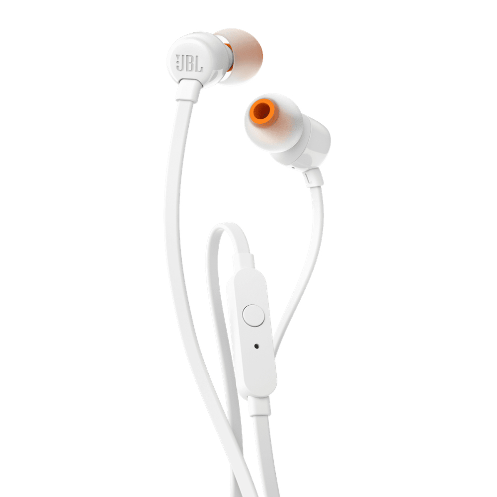 Наушники JBL T110 White, внутриканальные