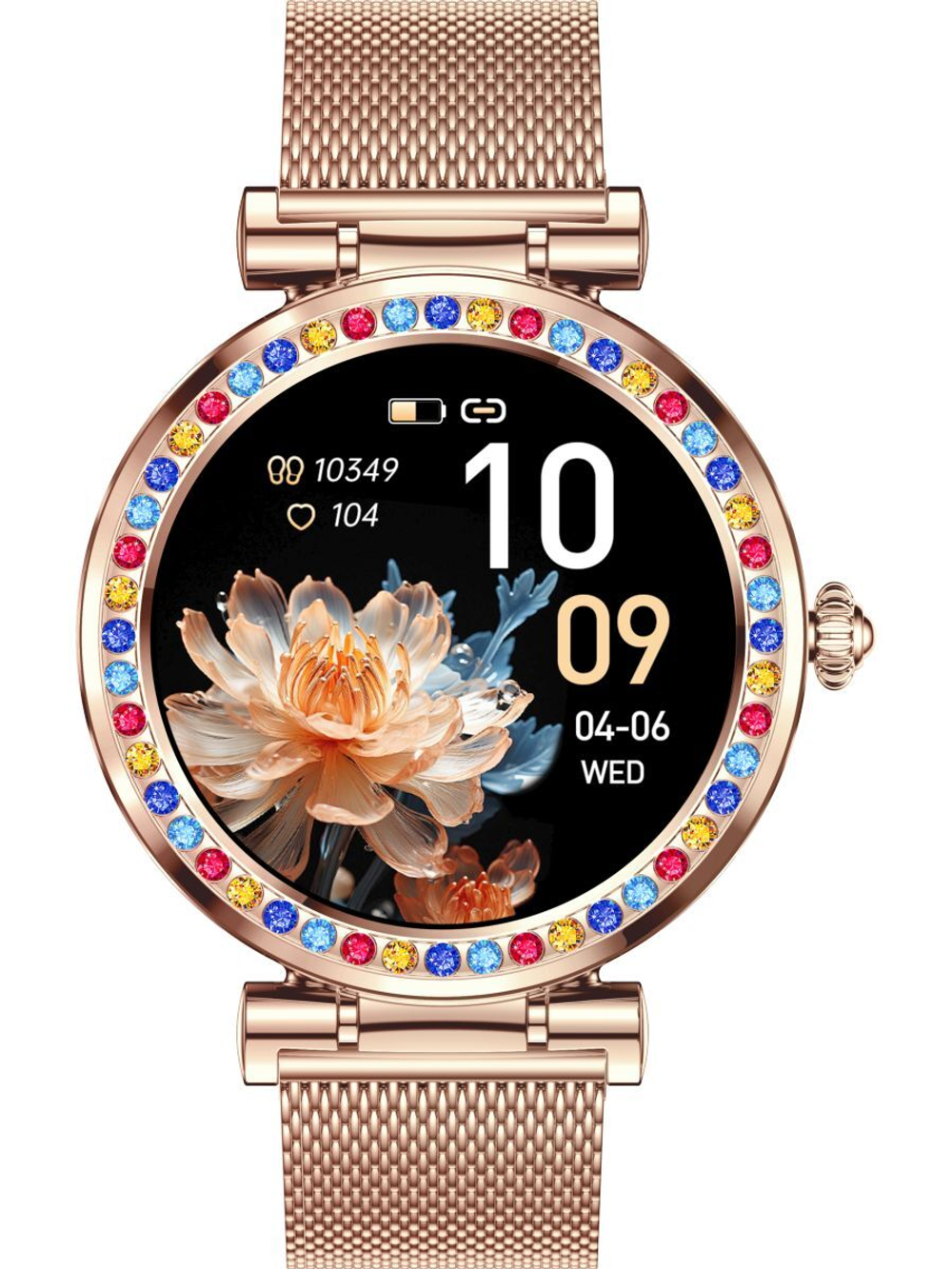 Смарт часы PARASMART Selena CF30, золотистый