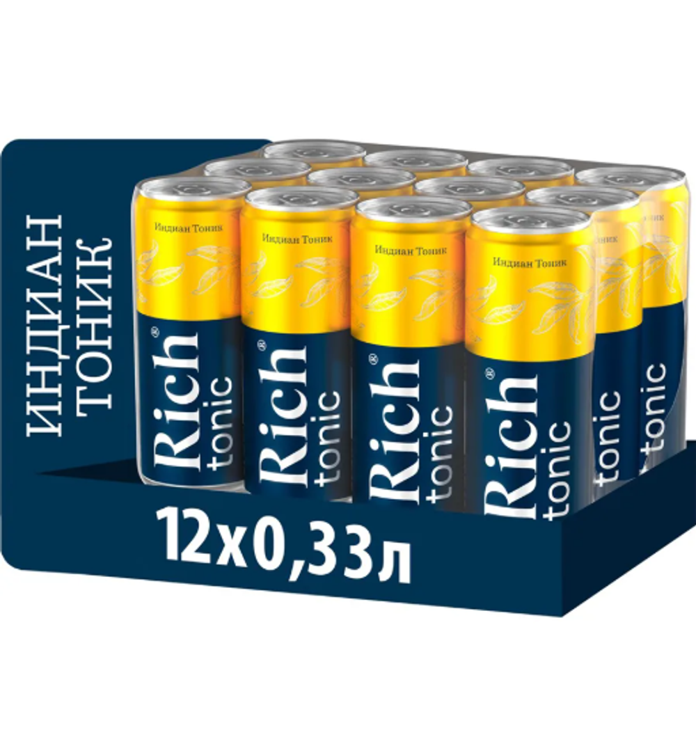 Rich "Индиана тоник" 0,33 л. ж/б. (12 шт. в упаковке)