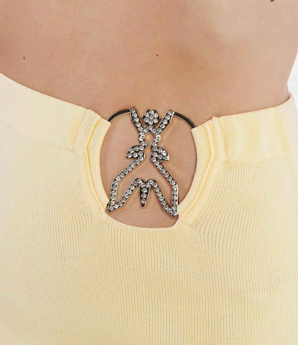 Юбка Patrizia Pepe - желтый(2G0974 K021)