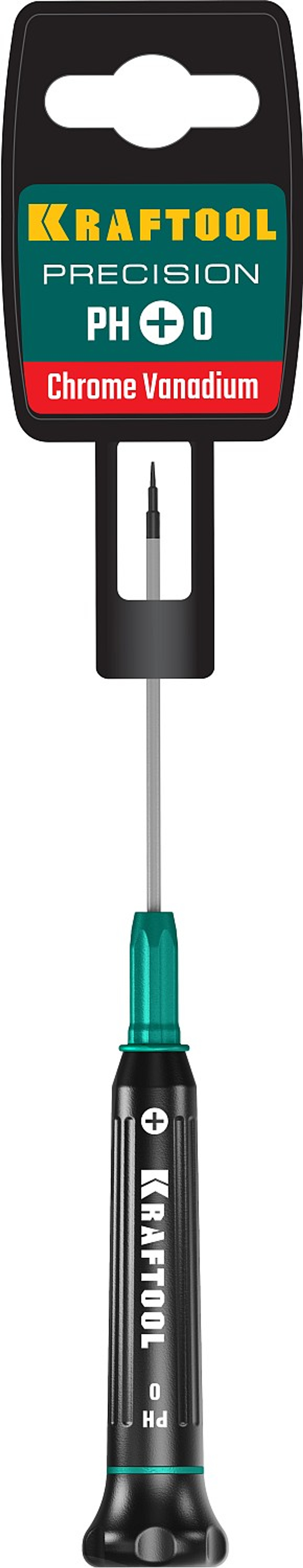 KRAFTOOL Precision PH0, отвертка для точных работ (25682-0)