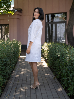 Халат медицинский женский | Х-227 3/4 клеон проф