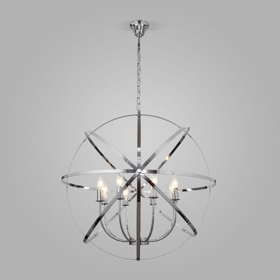 Подвесная люстра Eurosvet Santi 60139/8 хром