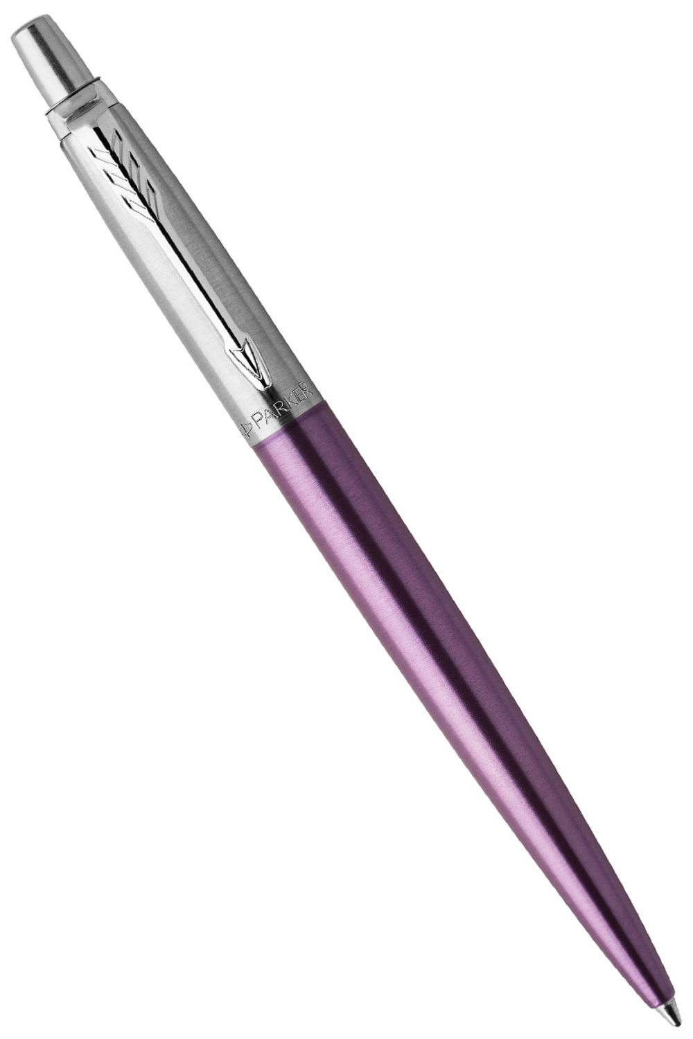Подарочный набор: шариковая ручка Parker Jotter Victoria Violet CT и чехол для ручки