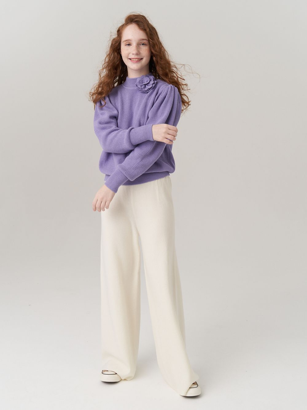 Джемпер для девочки AT1062 лавандовый