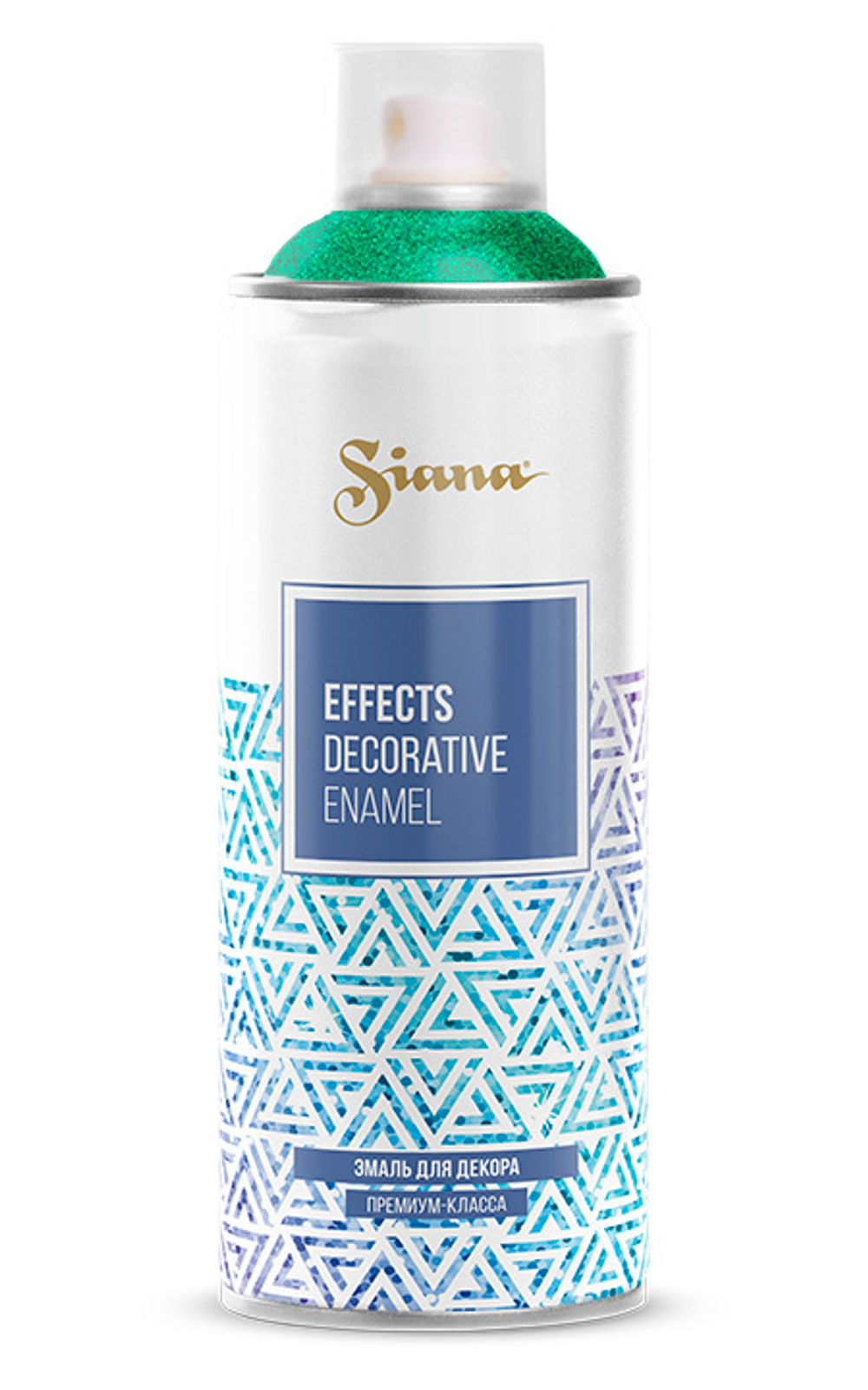 SIANA Effects  Аэрозольная эмаль для декора глиттер Таинственный нефрит 520мл