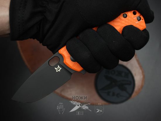 Складной нож FOX knives 604 OR CoreVox c клинком из стали Böhler N690, рукоять FRN