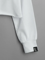 Лонгслив для девочки в школу ,белый