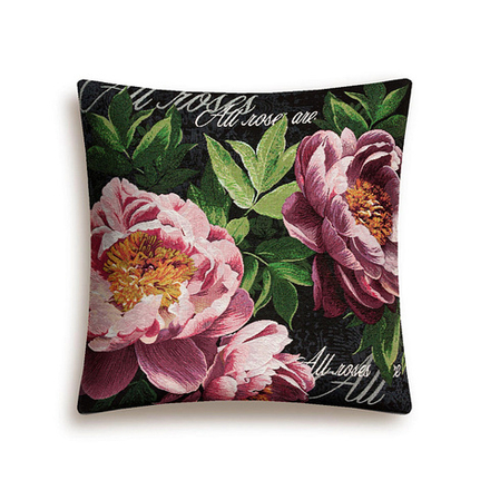 Наволочка "Бабочки и розы"