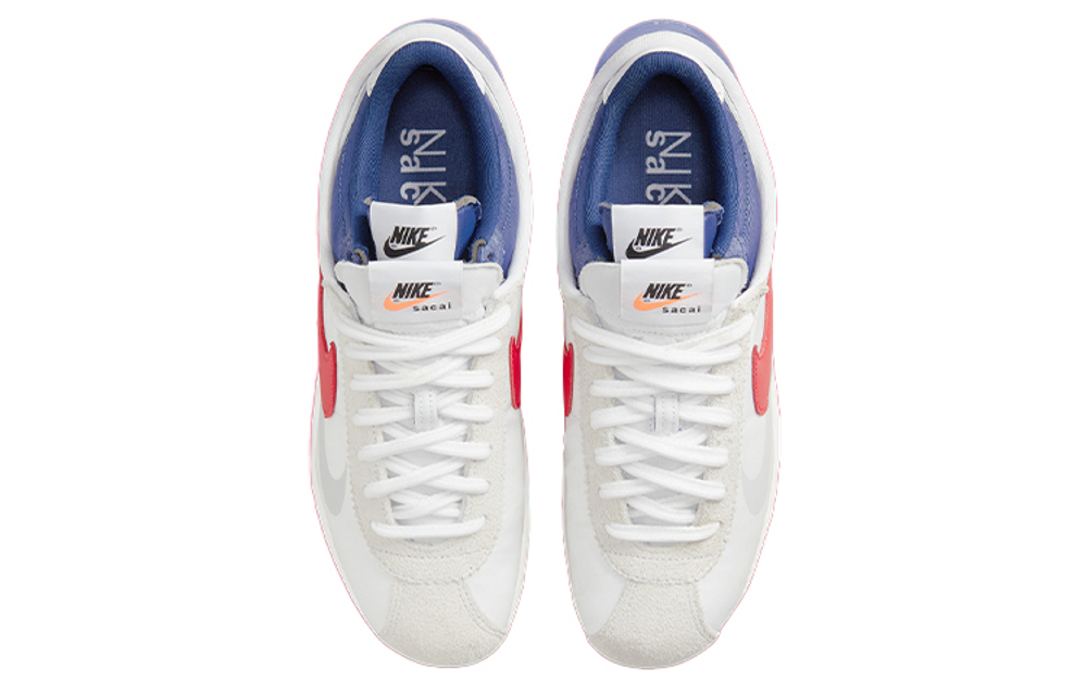Кроссовки Sacai X Nike Cortez Sp "White And University Red"