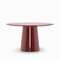 Обеденный стол Cargo Ø135 см, красный глянец