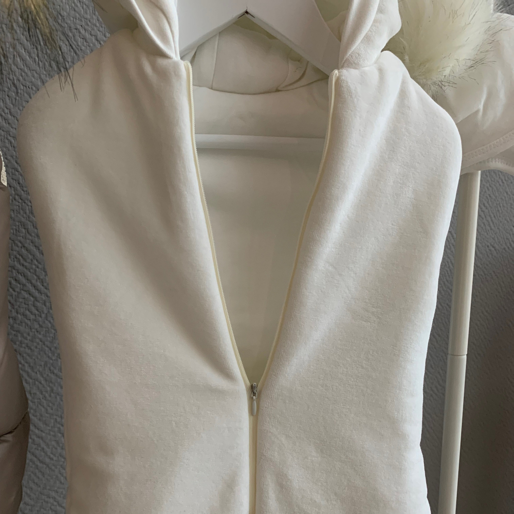 Конверт на выписку с комбинезоном "Winter", меховой (конверт,кокон, чепчик)