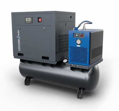 Винтовой компрессор с осушителем CrossAir CA7.5-10RA-500DRY (IP54)