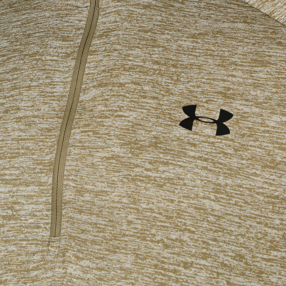 Мужское теннисное поло Under Armour Tech 2.0 Half-Zip Long Sleeve Men - Green