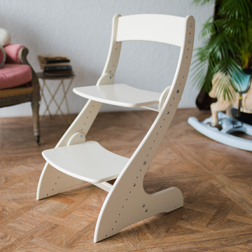 Растущий стул "ПАВЛИН", слоновая кость