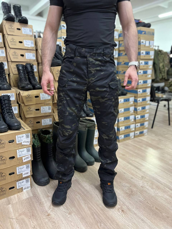 Брюки Страйкер / чёрный мультикам