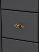 Комод деревянный Сюзанна, серый