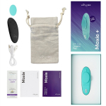 Аквамариновый вибратор 9,2см в трусики We-Vibe Moxie+ Wearable Clitoral Vibrator Aqua SNXM2SG5