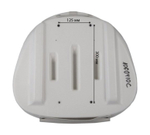 Кресло YACHTSMAN мягкое, съемные подушки, материал белый винил