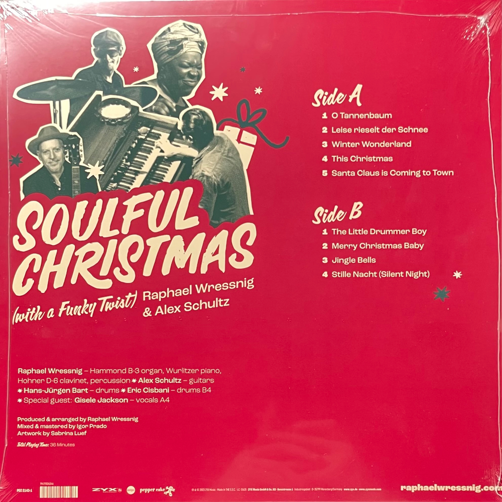Raphael Wressnig & Alex Schultz ‎– Soulful Christmas (With A Funky Twist) Европа 2023г. Green