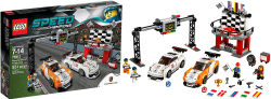 LEGO Speed Champions: Финишная линия гонки Porsche 911 GT 75912 — Porche 911gt Finish Line — Лего Спид Чампионы Чемпионы скорости