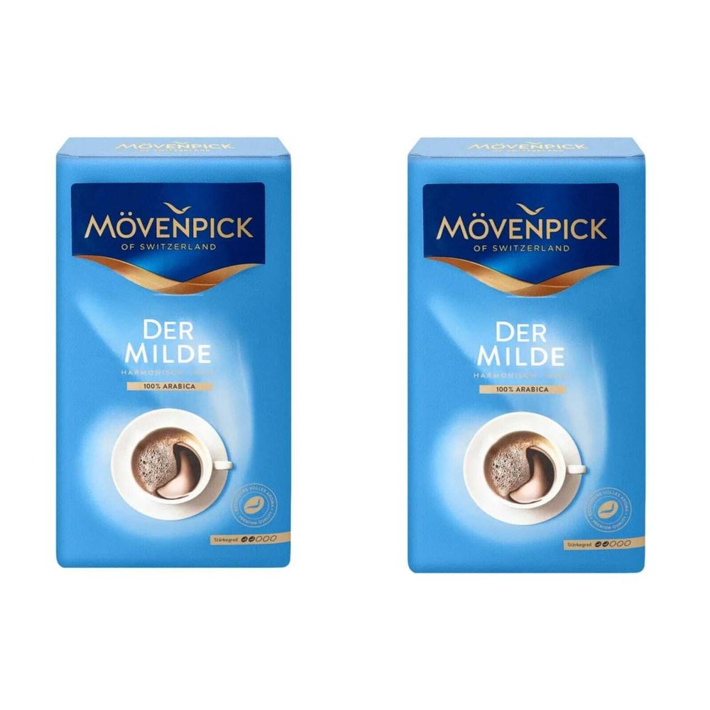Кофе молотый Movenpick der Milde 500 г, 2 шт
