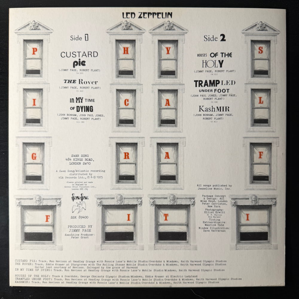 Led Zeppelin - Physical Graffiti 2LP (США 1975г.)
