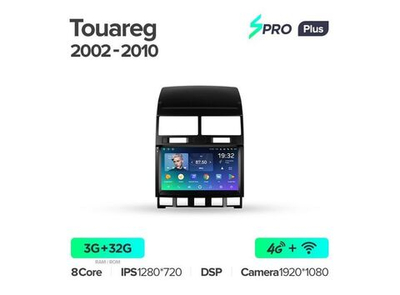 Магнитола Teyes SPRO Plus 3-32 Volkswagen Touareg GP 2002 — 2010 9.0"
