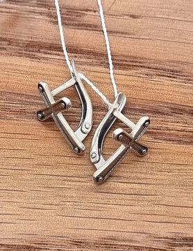 Серьги Крестики