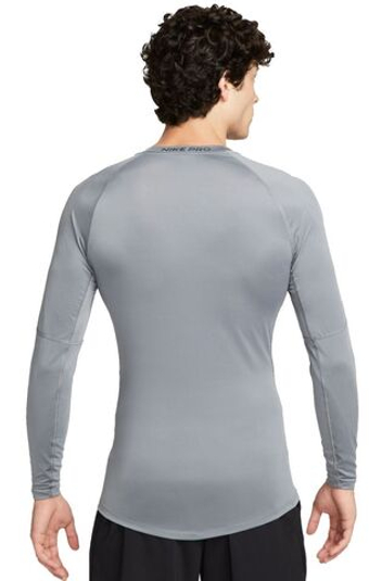 Компрессионка  Nike Pro Dri-FIT Tight Long-Sleeve фитнес Top - серый
