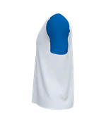 Футболка для падел Joma Academy IV Белая/голубая | Спортивная мужская одежда