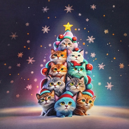 Футер 2х нитка петля Купон Котоёлка 75см