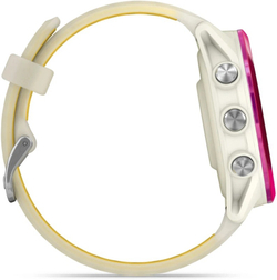 Смарт-часы Garmin Forerunner 570 42мм 1.2" AMOLED корп.белый/розовый рем.белый разм.брасл.:135-205мм (010-02970-02)