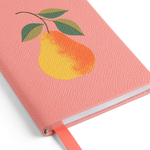 Smythson Блокнот Pear Chelsea Notebook in Panama Fruits
