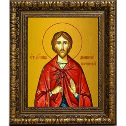 Дионисий Коринфский мученик. Икона на холсте.