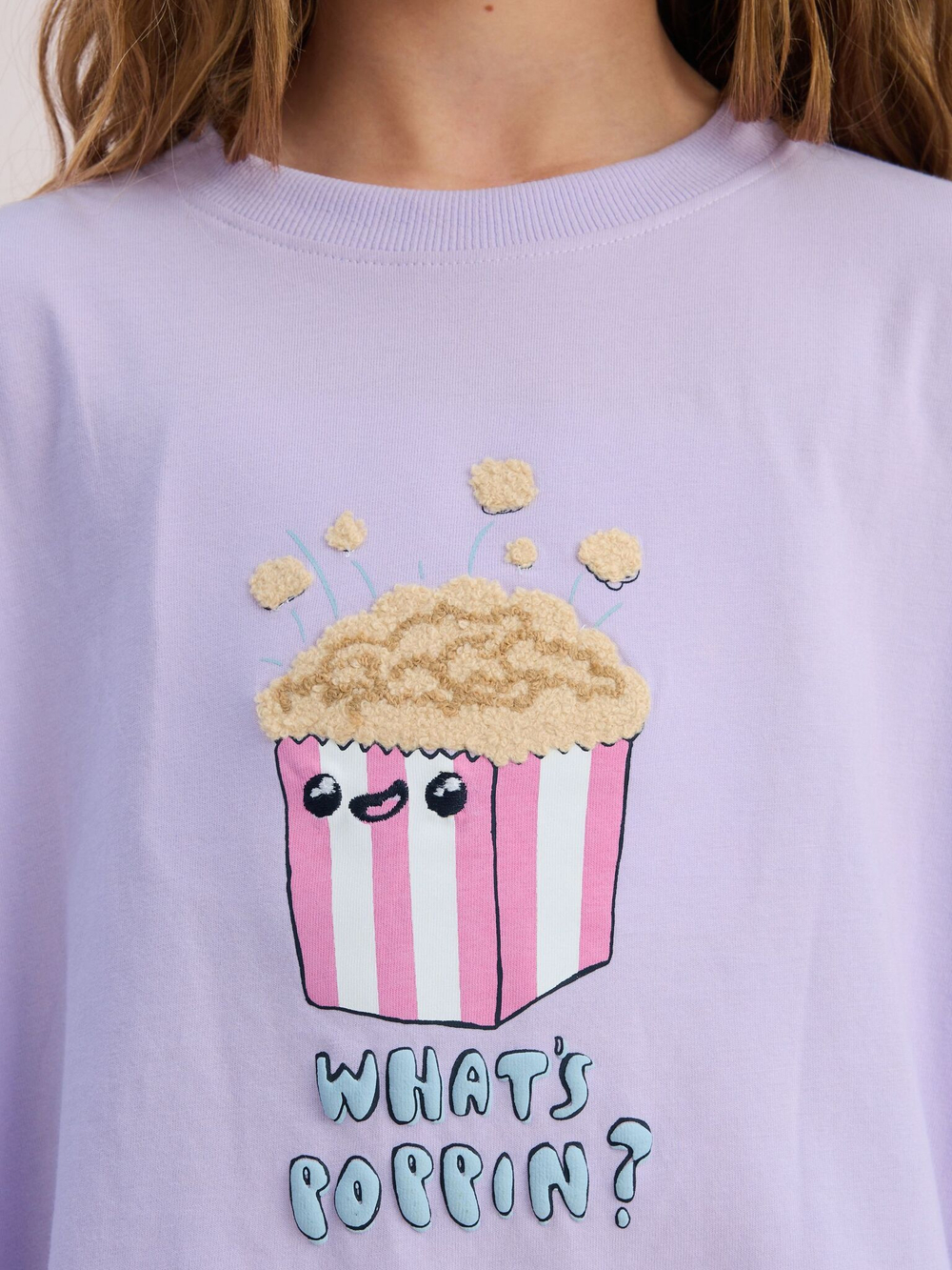 Пижама для девочки Next Q96-935, 3 шт., Серый, Голубой, Сиреневый