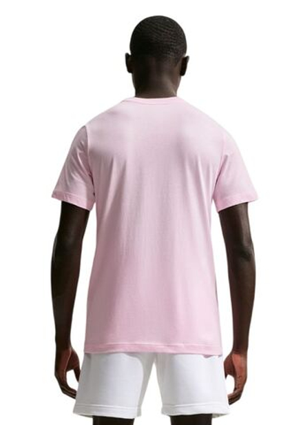 Теннисная футболка Nike Court Heritage Tennis - pink foam